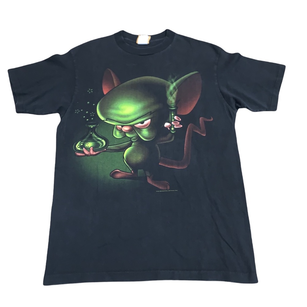 Vintage 1994 Pinky & The Brain Animaniacs Cartoon Shirt